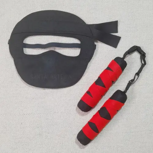 Kit Máscara e Arma Ninja
