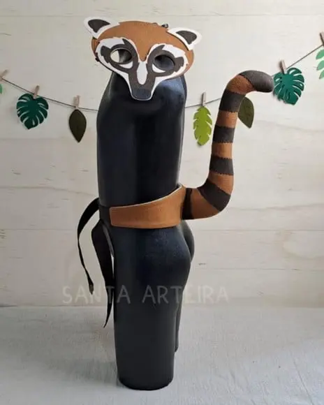 Kit Rabo e Máscara de Quati