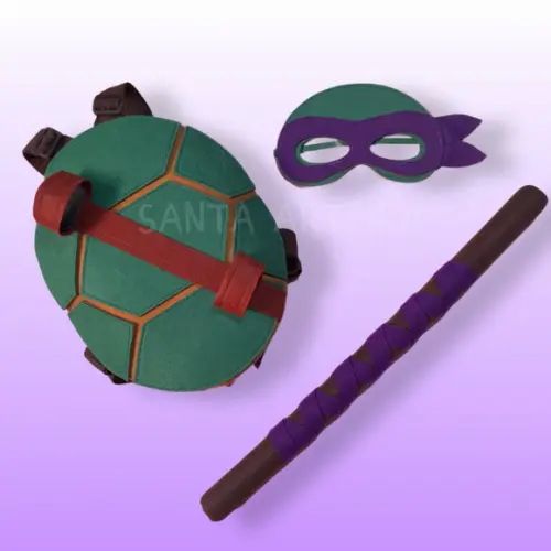 Kit Tartaruga Ninja Donatello/ Bebês até 3 Anos