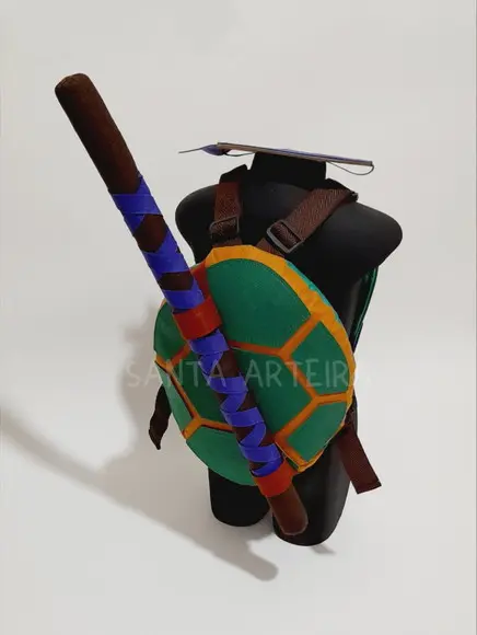 Kit Tartaruga Ninja Donatello/adulto