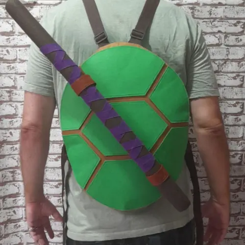 Kit Tartaruga Ninja Donatello/adulto