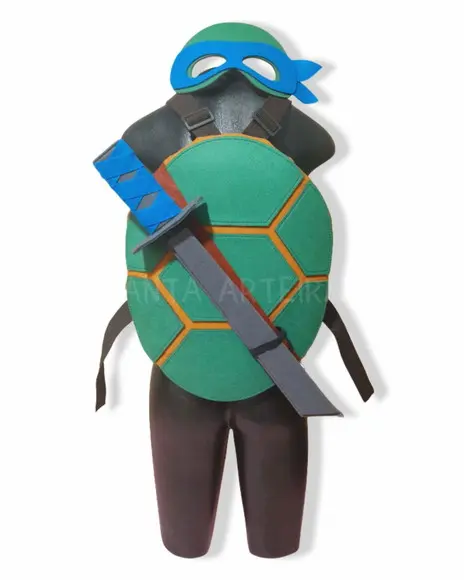 Kit Tartaruga Ninja Leonardo com 1 Espada/ Infantil