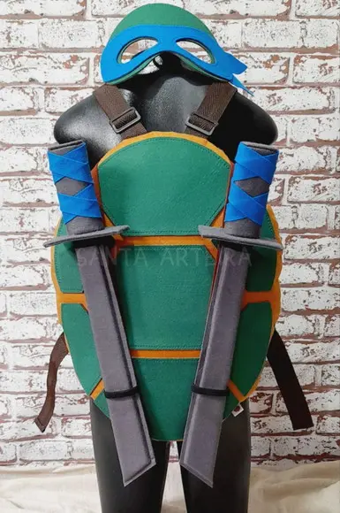 Kit Tartaruga Ninja Leonardo/adulto