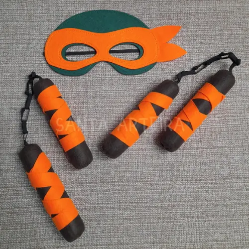Kit Tartaruga Ninja Rafael com 2 Sai /unidade.
