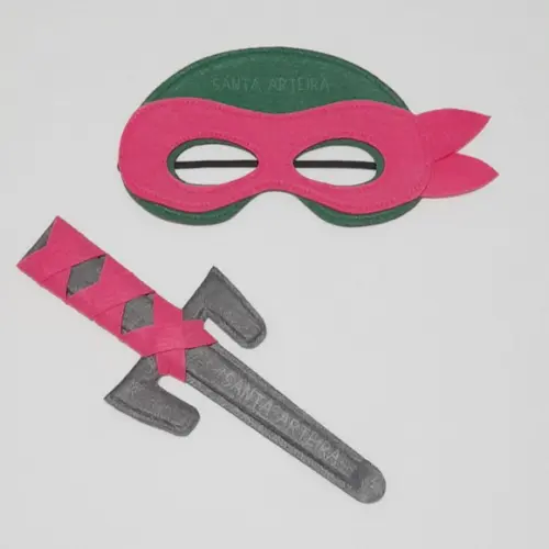 Kit Tartaruga Ninja Rafael com Um Sai/unidade.
