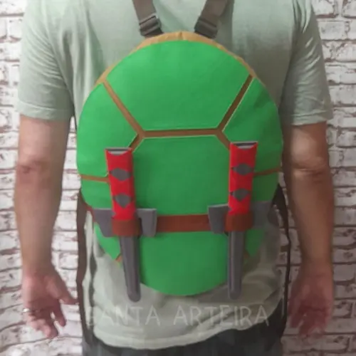 Kit Tartaruga Ninja Rafael/adulto