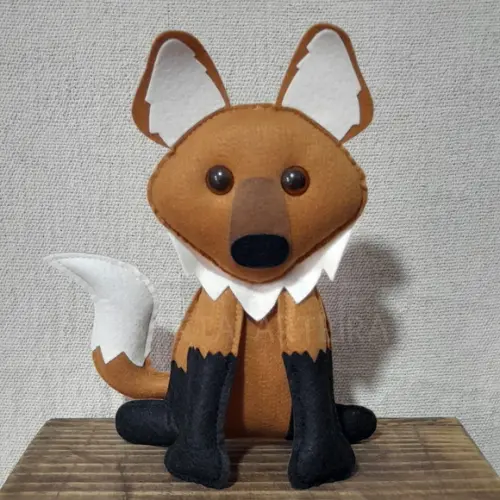 Lobo-guará em Feltro