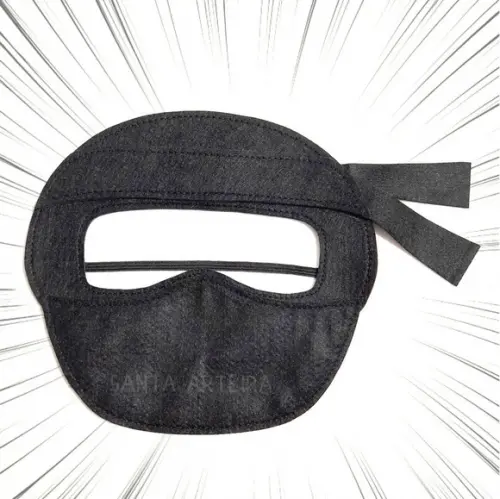 Máscara Ninja em Feltro