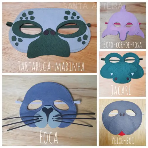 Máscaras Animais da Fauna Brasileira