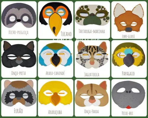 Máscaras Animais da Fauna Brasileira/unidade