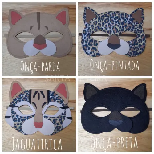 Máscaras Animais da Fauna Brasileira