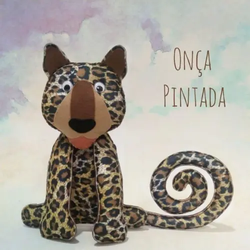 Onça-pintada em Feltro/unidade