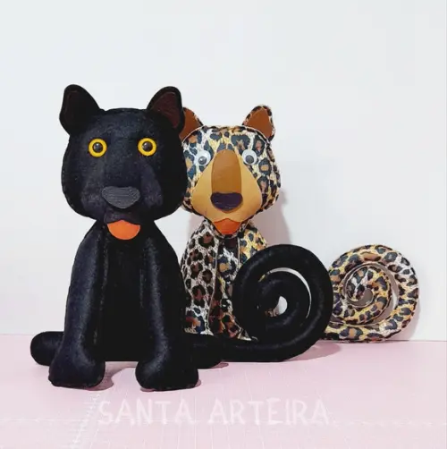 Onça-pintada em Feltro/unidade
