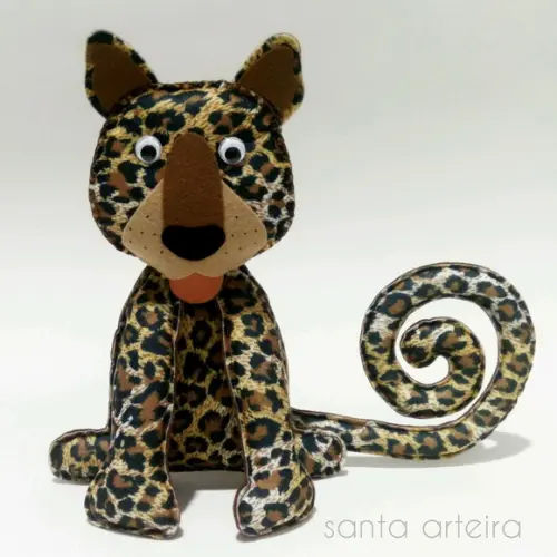 Onça-pintada em Feltro/unidade