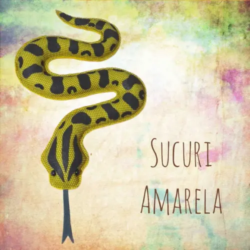 Sucuri-amarela em Feltro