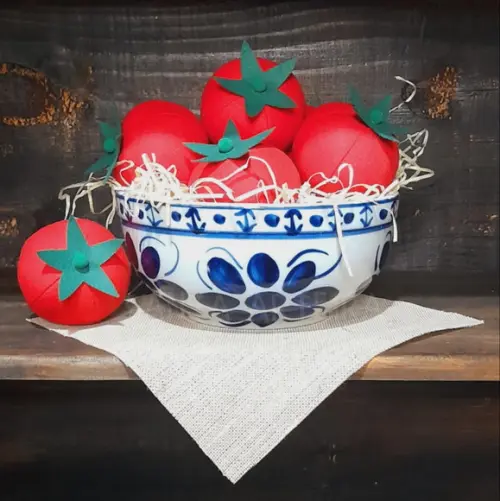Tomates em Feltro