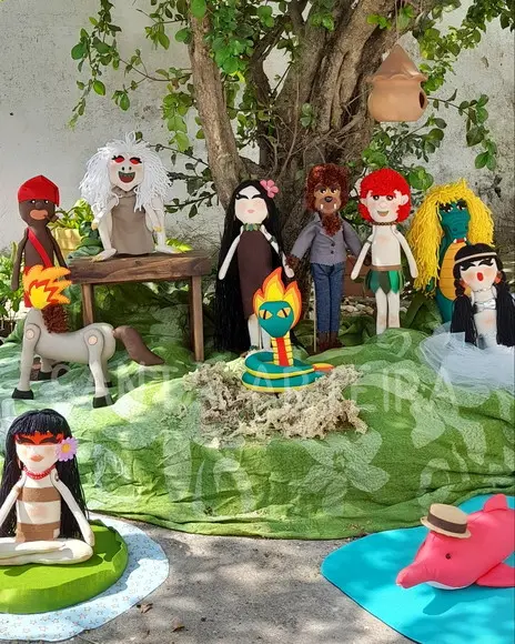 Turma do Folclore/ 5 Bonecos