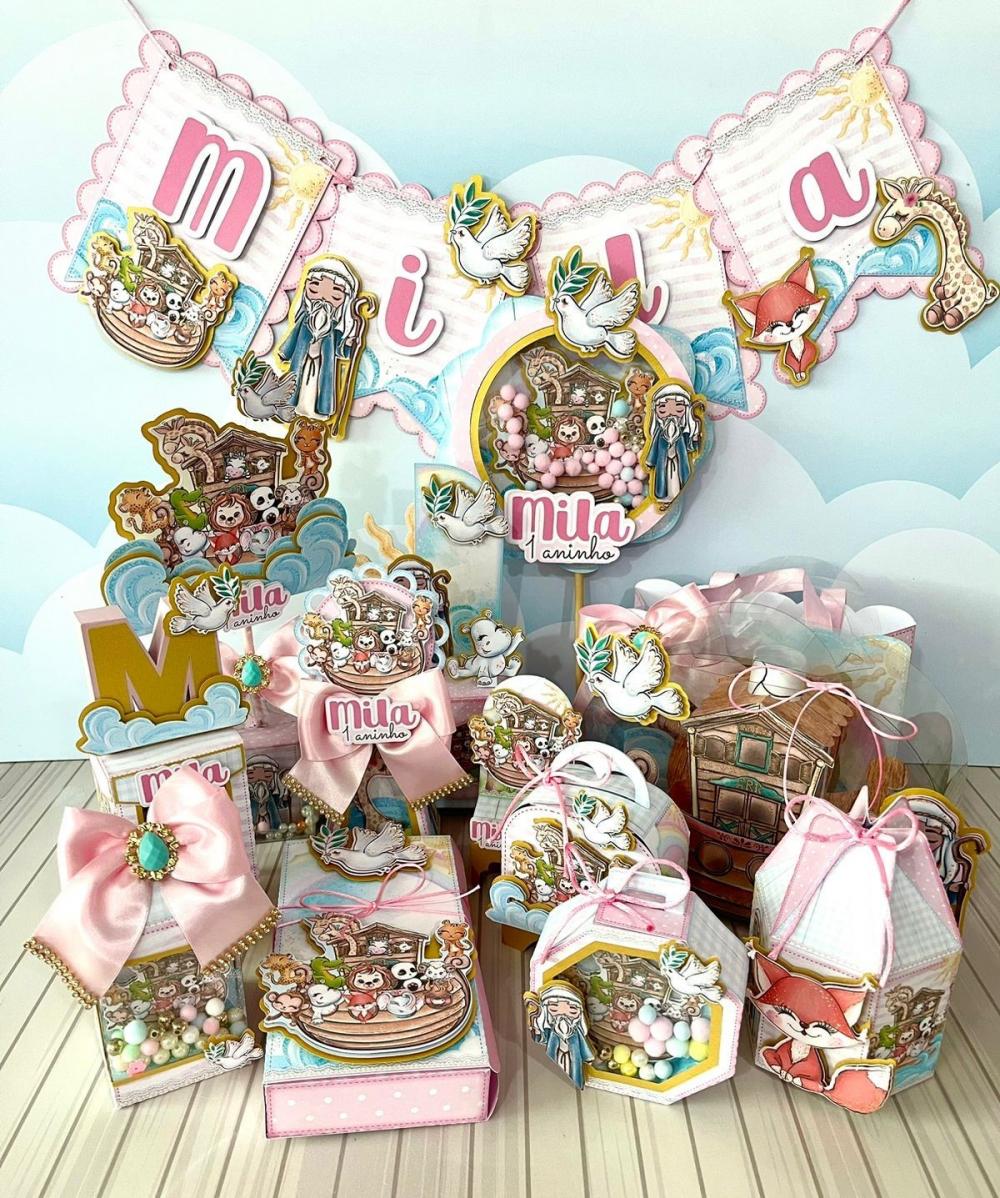 Arquivo de Corte Arca de Noé Menina em Studio e PDF