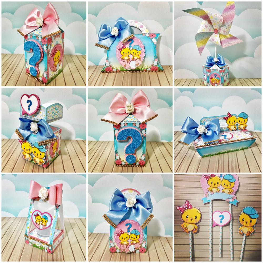 Arquivo de Corte Chá Revelação Pintinho