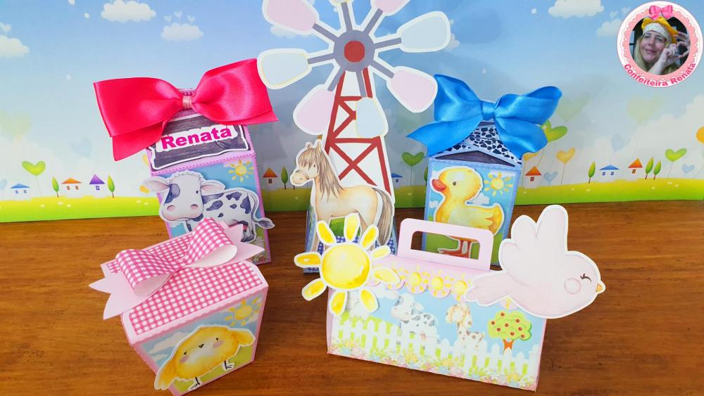 Arquivo de Corte Fazendinha Aquarela