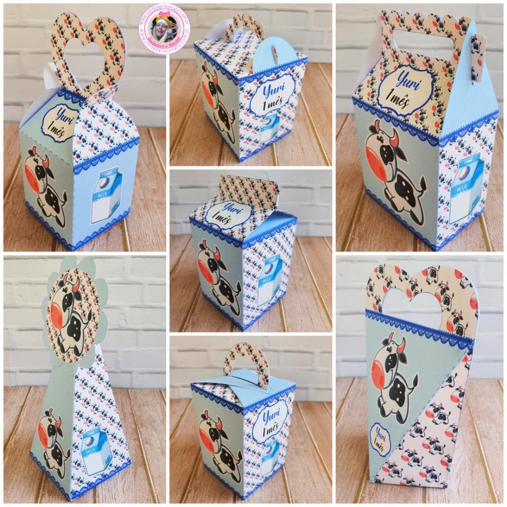 Arquivo de Corte Vaquinha Azul em Studio, png e pdf