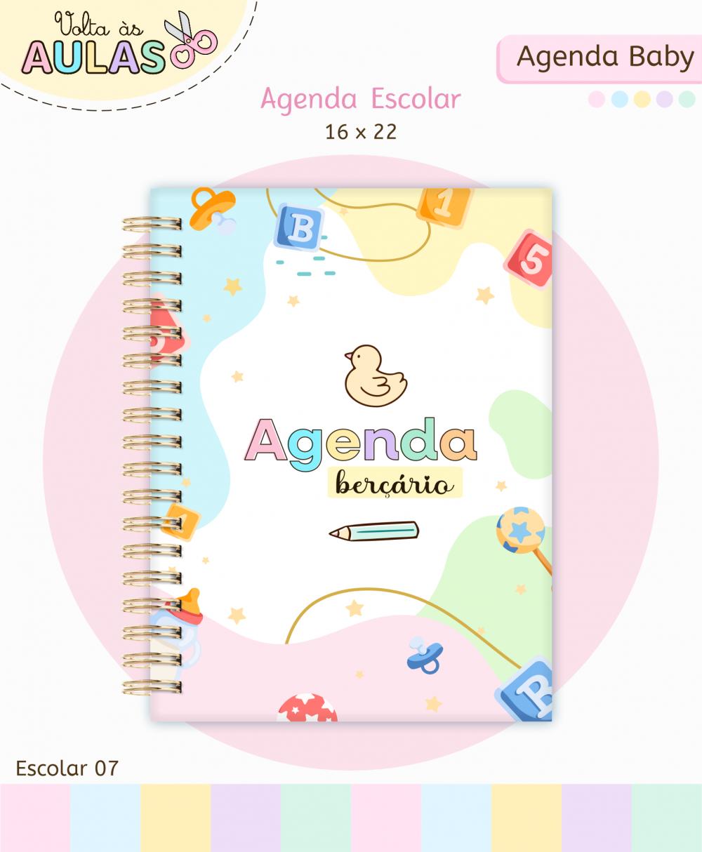 Kit Agenda Baby Arquivo Digital em PNG e PDF