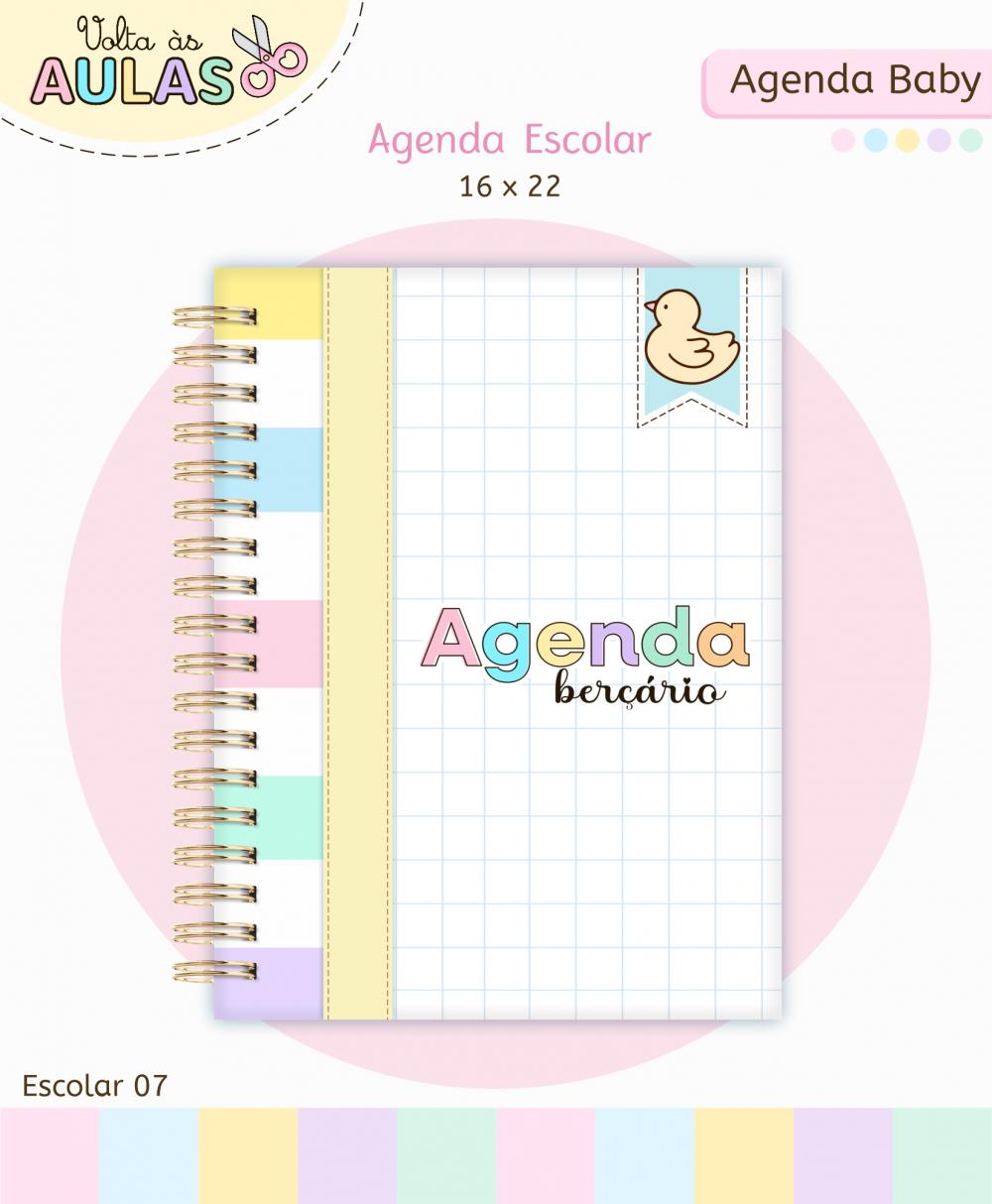 Kit Agenda Baby Arquivo Digital em PNG e PDF