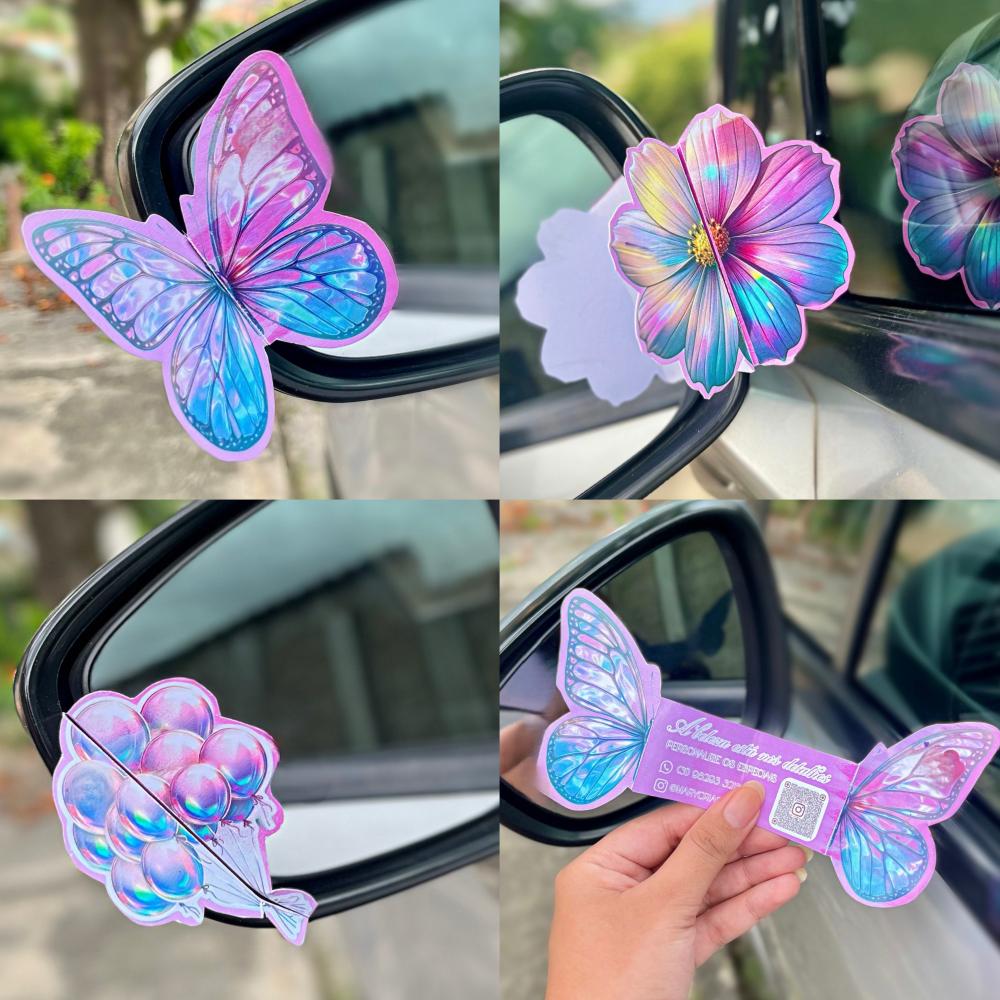 3 Artes - Cartão para Retrovisor Card para Retrovisor Cartões d