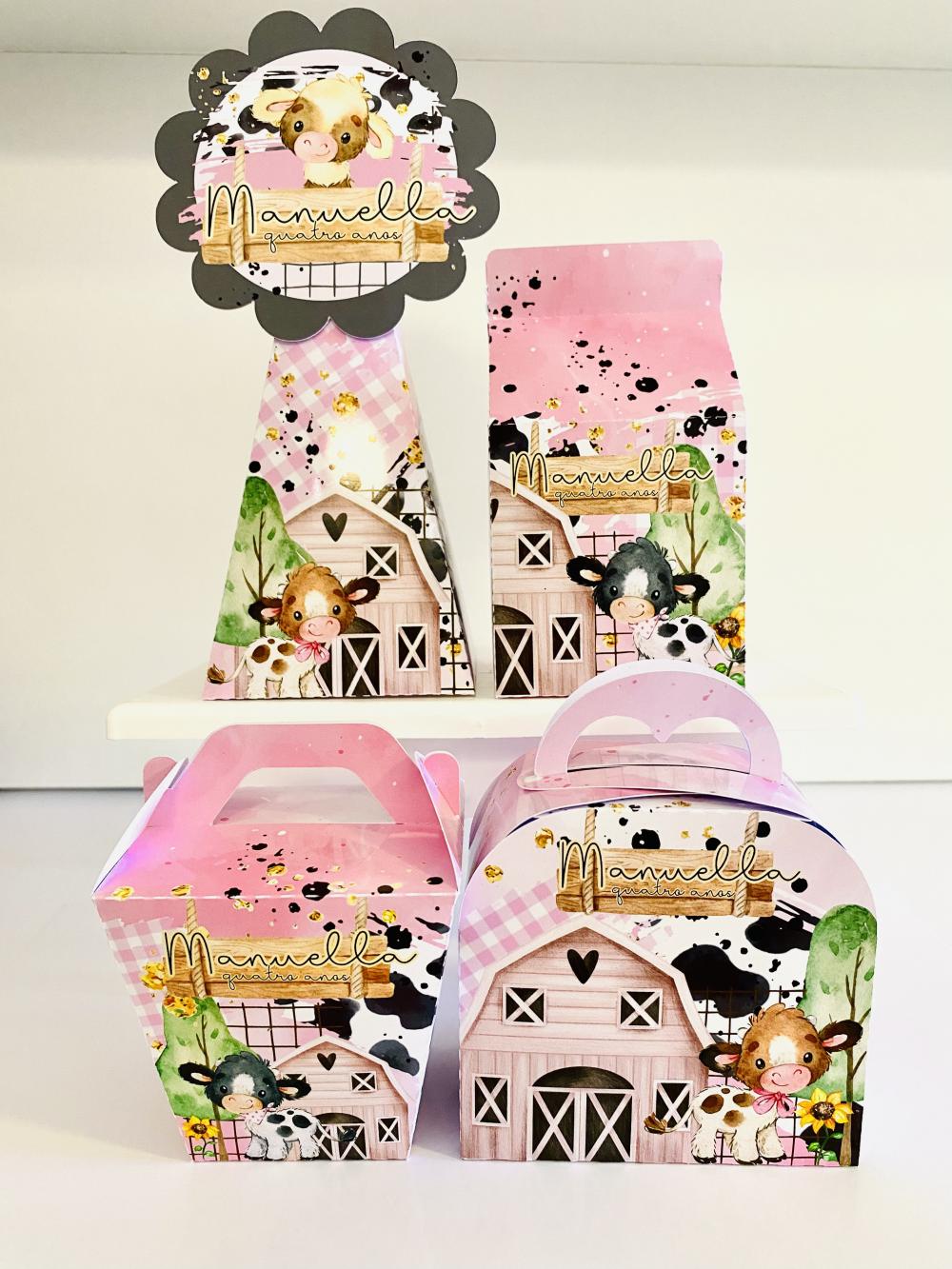 Arquivo de corte Fazendinha Menina em Studio e PDF