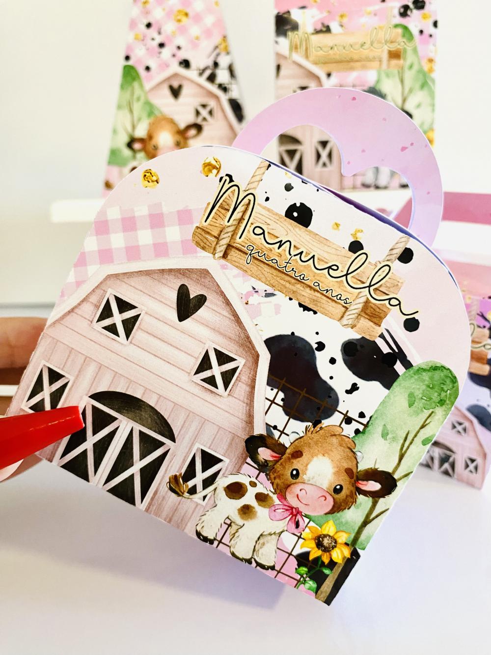 Arquivo de corte Fazendinha Menina em Studio e PDF