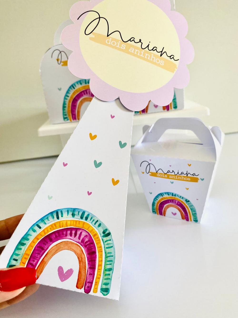 Arquivo de Corte Arco-Íris em PDF e Studio