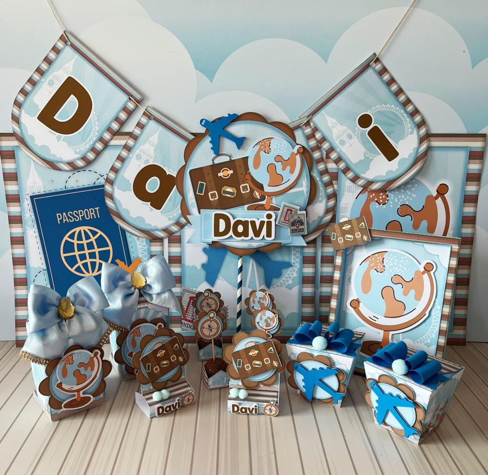 Arquivo de Corte Volta ao Mundo Menino em Studio e PDF