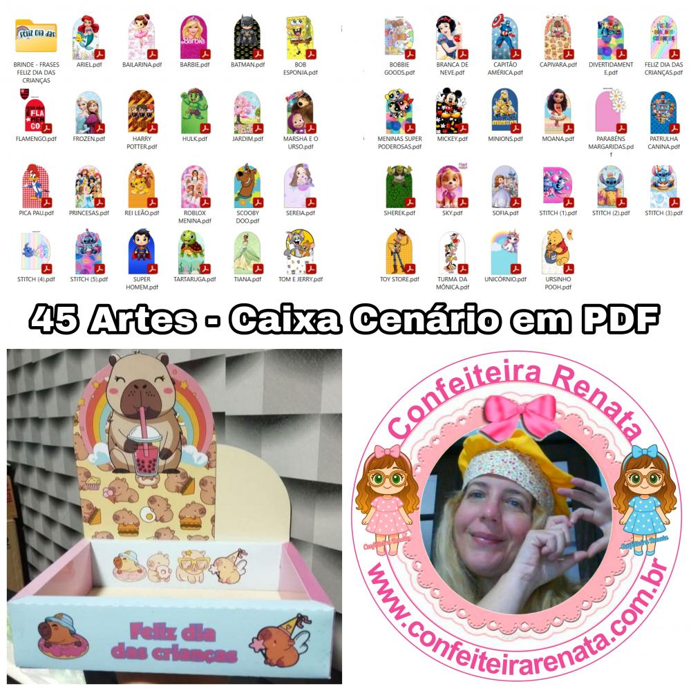 45 Artes – Caixa Cenário Arquivo Digital em PDF