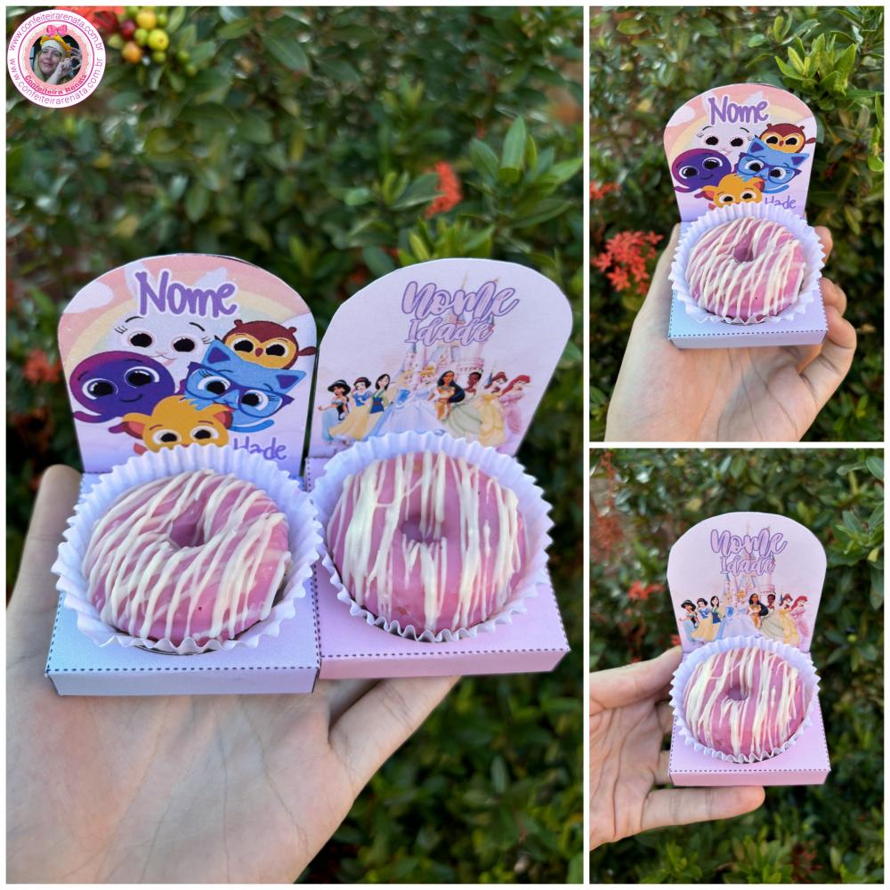 Modelo 1 – Vários Temas Porta 1 Donuts Arquivo Digital em PDF 