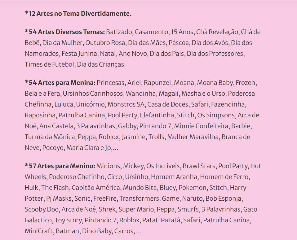 Modelo 2 – Vários Temas Porta 1 Donuts Arquivo Digital em PDF 