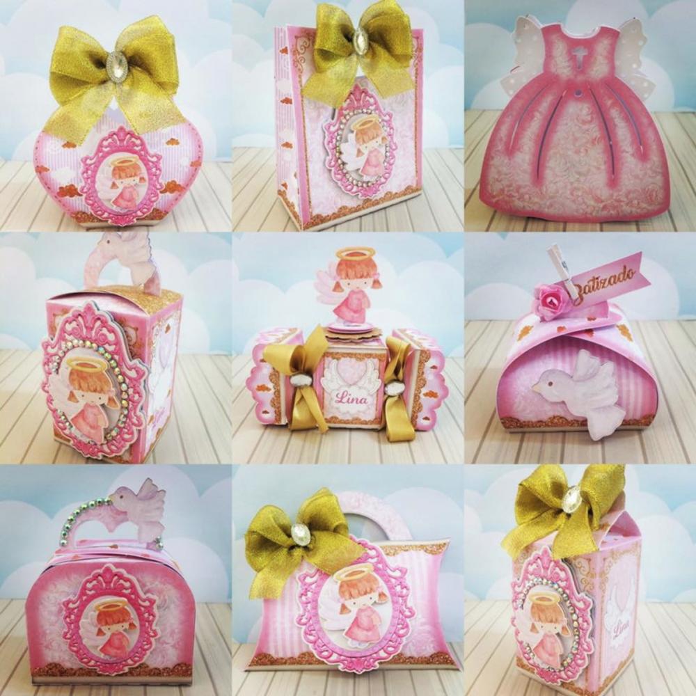 Arquivo de Corte Batizado Menina em Studio e PDF