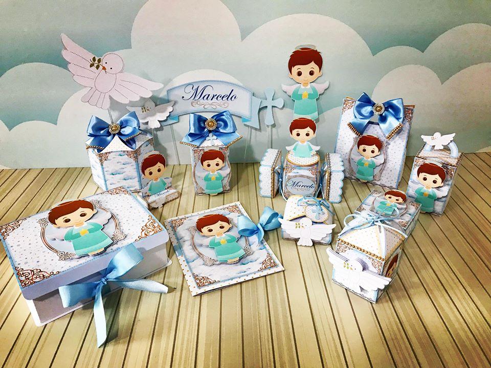 Arquivo de Corte Batizado Menino em Studio e PDF