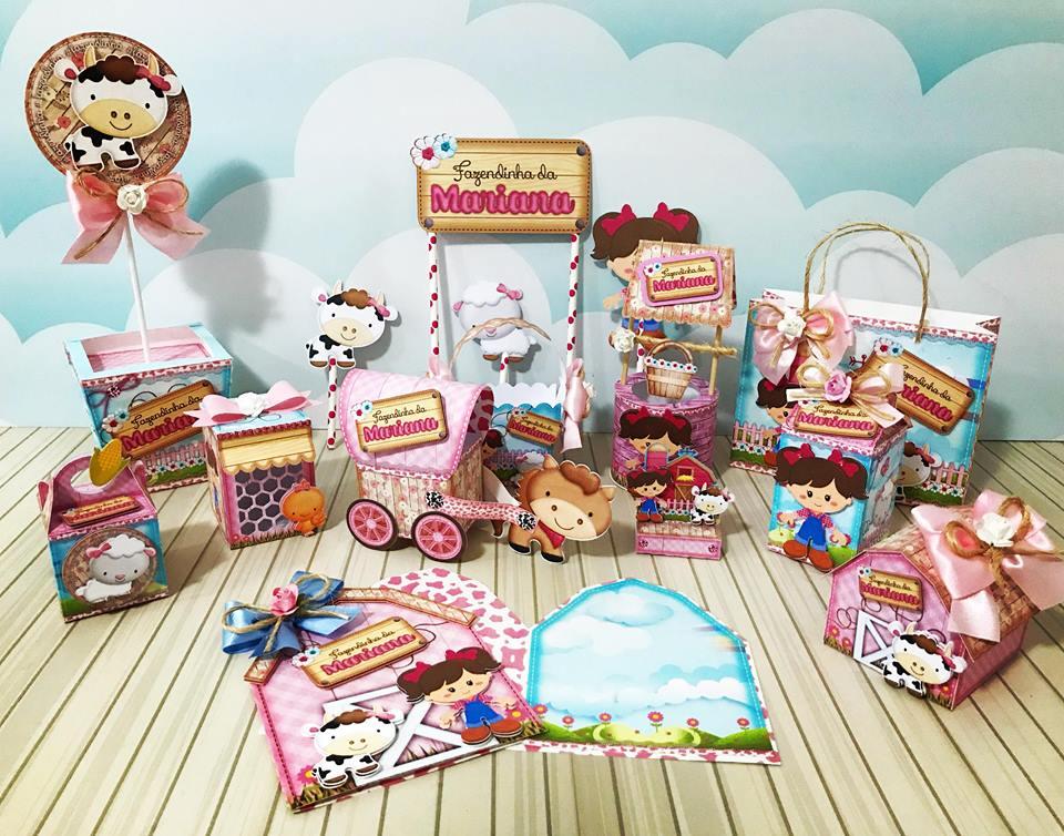 Arquivo de Corte Fazendinha Menina em Studio e PDF