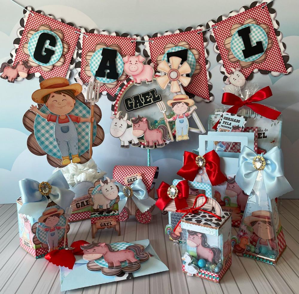 Arquivo de Corte Fazendinha Menino em Studio e PDF