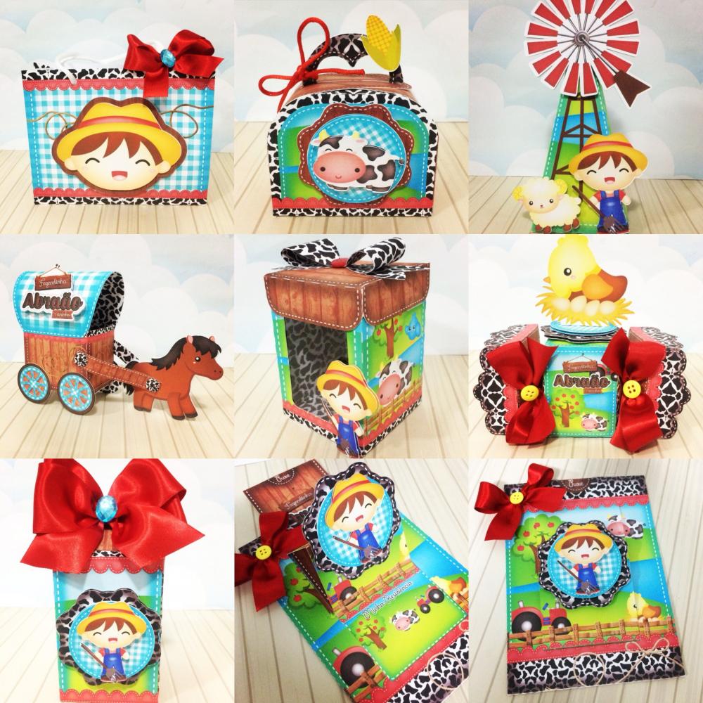 Arquivo de Corte Fazendinha Menino em Studio e PDF