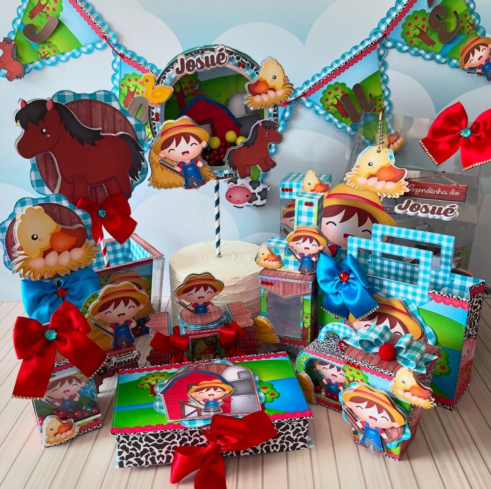 Arquivo de Corte Fazendinha Menino em Studio e PDF