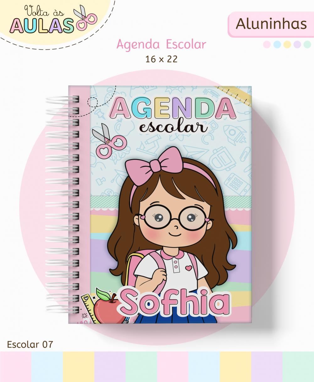 Kit Digital Aluninhas Volta às Aulas Arquivo Digital em PNG e PD