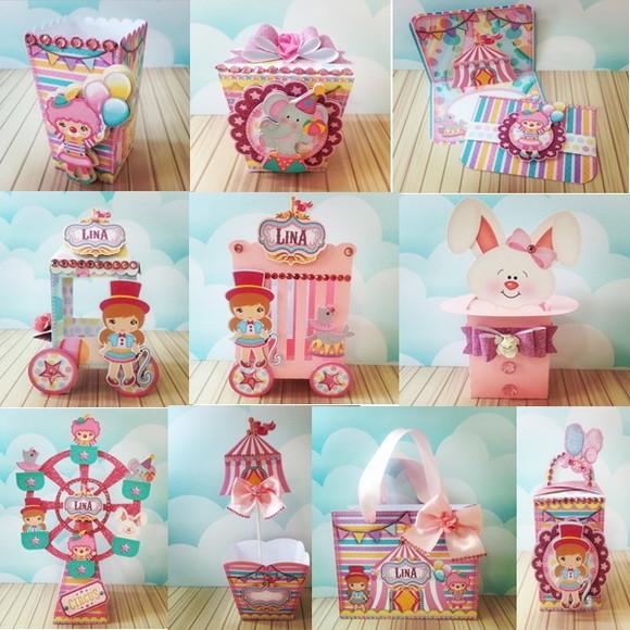 Arquivo de Corte Circo Menina em Studio e PDF