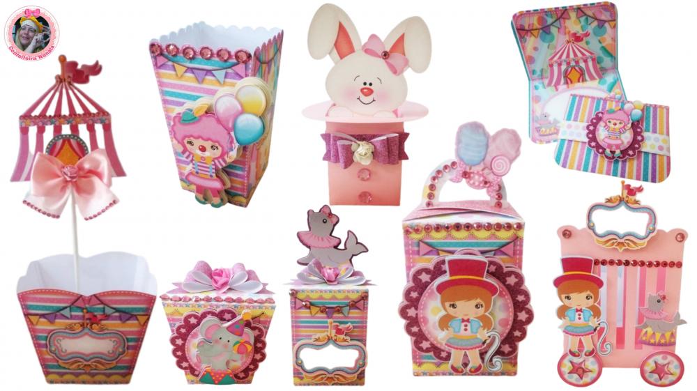 Arquivo de Corte Circo Menina em Studio e PDF