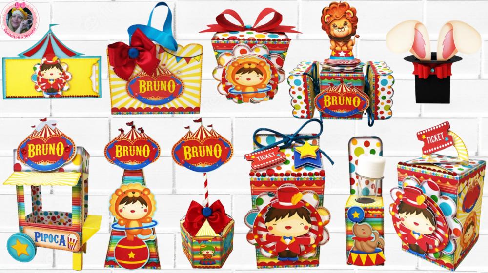 Arquivo de Corte Circo Menino Cute em Studio e PDF