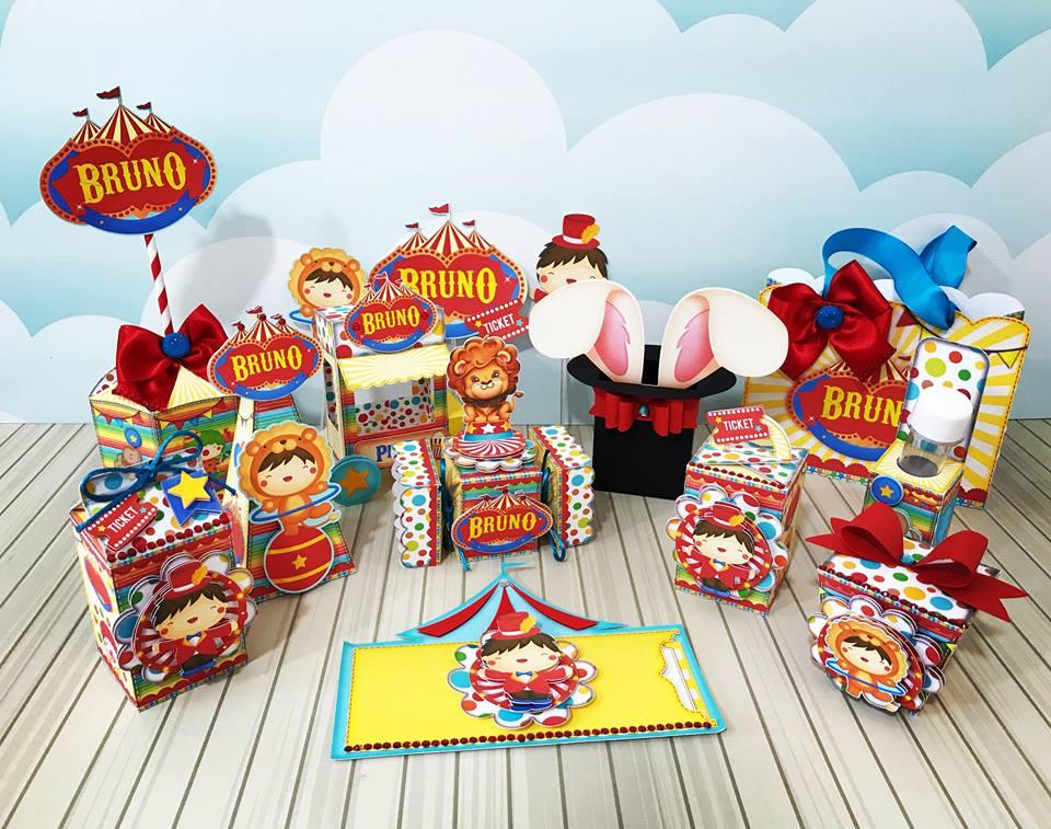 Arquivo de Corte Circo Menino Cute em Studio e PDF