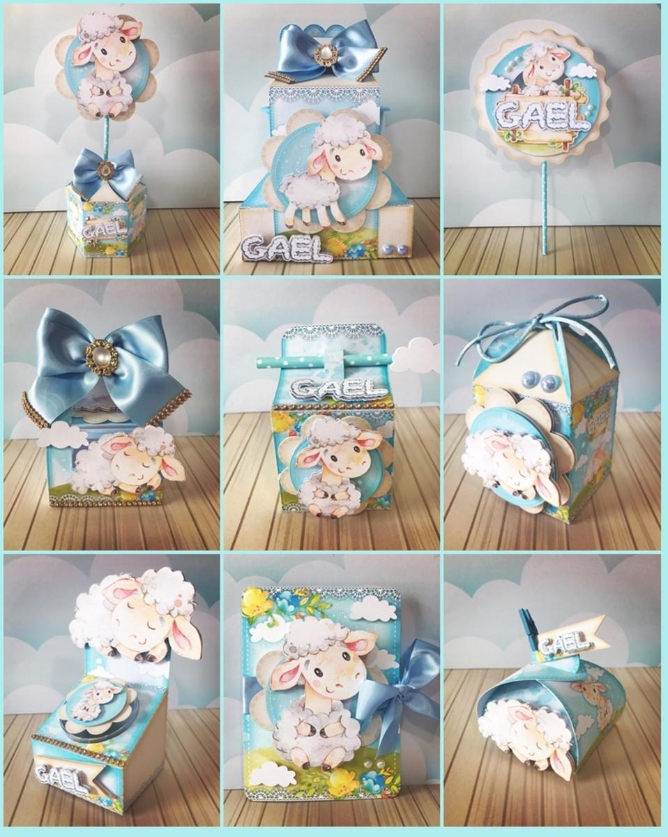 Arquivo de Corte Ovelhinha Menino em Studio e PDF