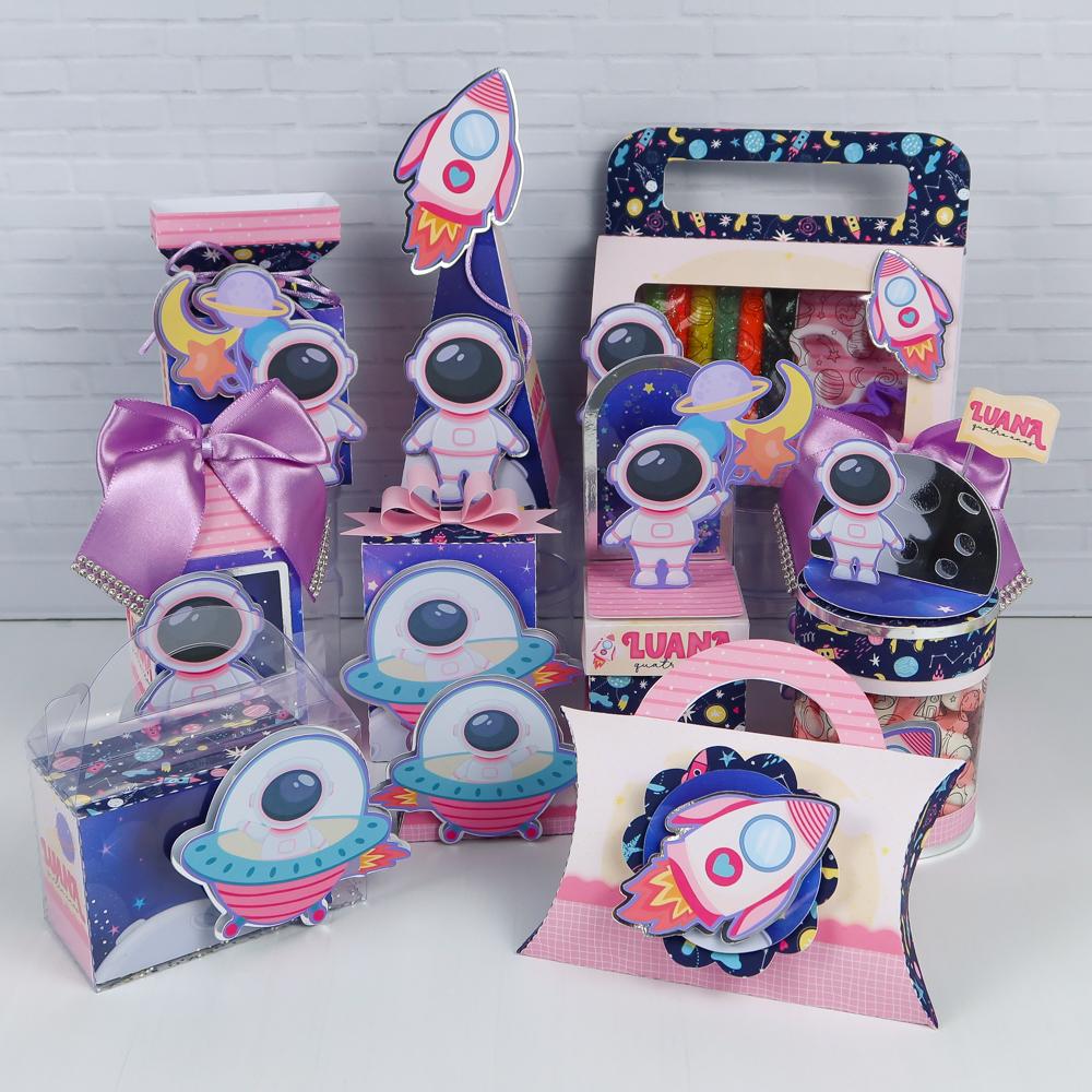 Arquivo de Corte Astronauta Menina em Studio e PDF