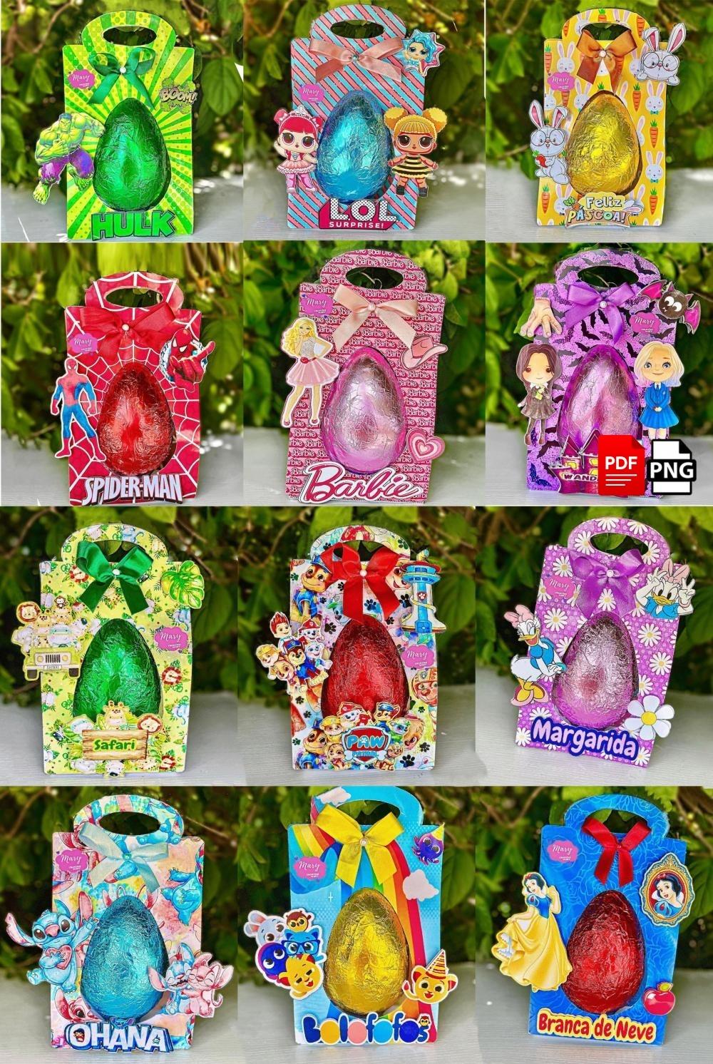 18 Artes – Arquivo de Corte Páscoa Porta Ovo Inteiro 350g em P