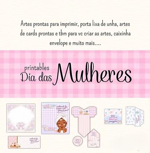 Arquivo de Corte Dia das Mulheres em PNG